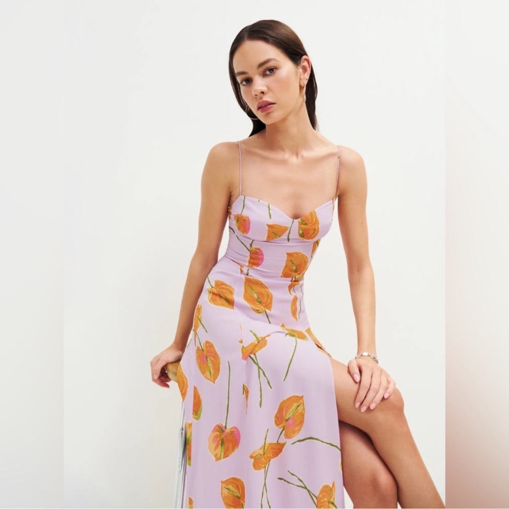 Reformation Juliette Midi Dress.